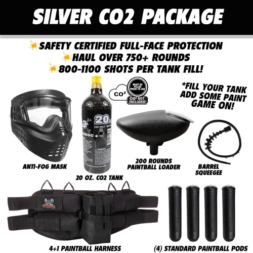 Vista 2 de Maddog Tippmann Cronus - Marcador táctico de paintball plateado