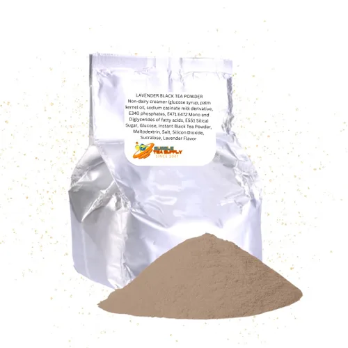 Vista 19 de Mezcla instantánea de té con leche negra para té de burbujas Boba saborizado para té con leche, mezcla de bebida instantánea de alta calidad, bolsa