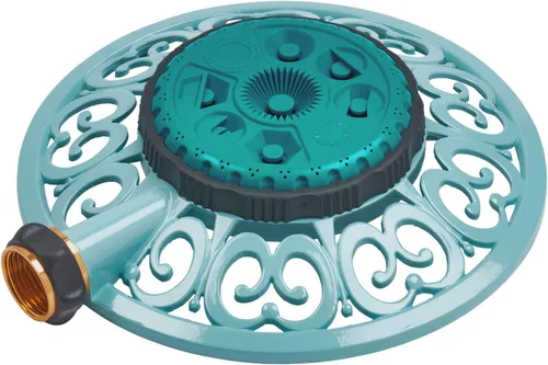 Vista 4 de Melnor 65101-AMZ - Aspersor de patrón 8 de metal Sprout y adaptador de producto QuickConnect, paquete Yaxa, verde grosella