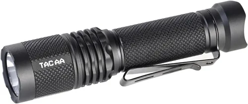 Vista 7 de ACEBEAM TAC AA 2.0 Linterna AA de Alcance Más Largo 360 Metros, Linterna Táctica EDC Recargable de 900 Altos Lúmenes, Linterna LED de Bolsillo de 6