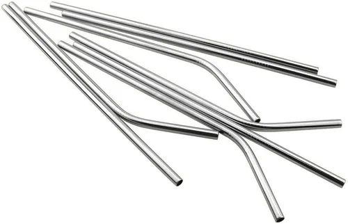 Vista 8 de Pajitas de metal de colores para leche y té, reutilizables, de acero inoxidable 304 con cepillo y bolsa de limpieza