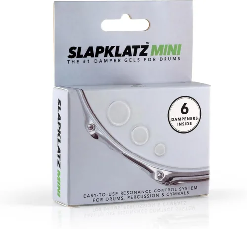 Vista 7 de MINI Drum Gel Dampers – Alien Green – 6 almohadillas en 3 tamaños – Estuche de almacenamiento incluido