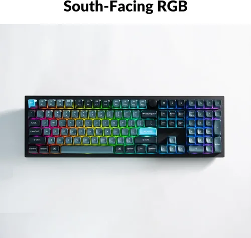Vista 8 de Keychron Q6 Pro QMKVIA Teclado mecánico inalámbrico personalizado BluetoothUSB-C, perilla programable de tamaño completo de 108 teclas