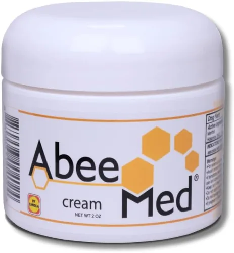 AbeeMed Cream Bee Venom Apitoxin for Dolores - Mentol - Histamina DHCL - Polen de abeja - Manzanilla - Soporte para el cuello y el dolor de espalda