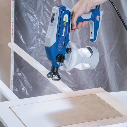 Vista 10 de Graco 26D281 TrueCoat 360 Pulverizador de pintura de doble velocidad, azul/blanco