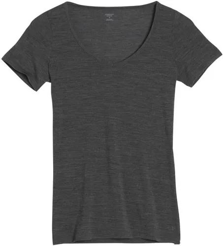 Vista 13 de Icebreaker Merino Camiseta interior de manga corta con cuello corazón Siren para mujer, lana merino