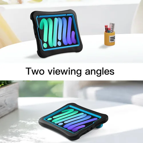 Vista 81 de Funda para Niños para iPad mini 7 (A17 Pro) 2024/iPad Mini6 2021, Peso Ligero Resistente/A Prueba de Golpes/A Prueba de Caídas con Asa/Soporte