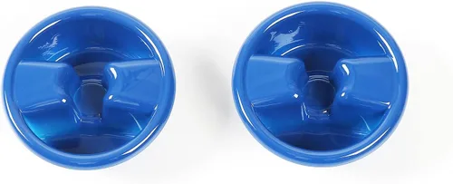 Vista 7 de Cubierta decorativa de tornillo para perilla de montaje en techo para Jeep Wrangler JK JKU 2/4 puertas 2007-2018, accesorios interiores (azul)