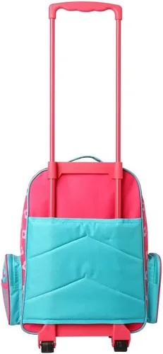 Vista 6 de Stephen Joseph Equipaje para niños, equipaje de mano personalizado, bolsa de viaje de princesa, bolsa con ruedas con nombre personalizado, Princesa