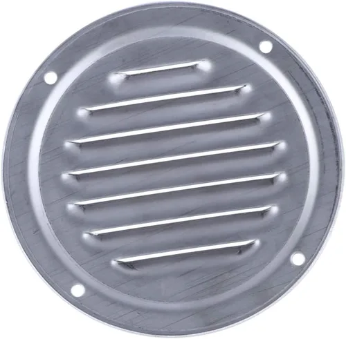 Vista 4 de Hoffen Ventilación de aire redonda de 5 pulgadas, paquete de 2 cubiertas de ventilación de ventilación de barco marino de acero inoxidable
