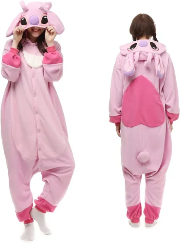 MAJ&COS - Pijamas de animales para adultos, disfraz de Halloween, mameluco unisex