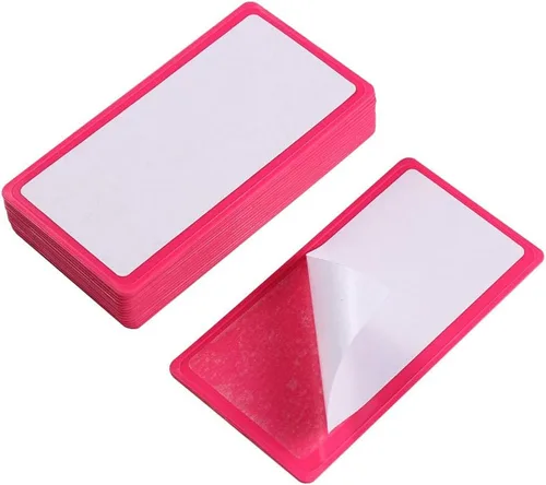 Vista 4 de 15pcs Nail Art Soft Stamping Protective Shell cabeza Stamper Rectangel sello titular 3.9x5.9 in tamaño plástico contraportada