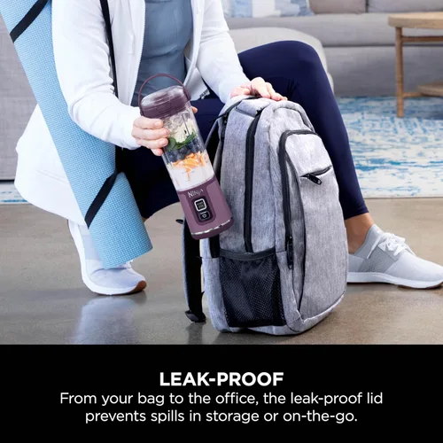 Vista 49 de Ninja BC155PS Blast - Licuadora portátil de dos unidades, inalámbrica, recipiente de 18 onzas, licuadora personal para batidos y smoothies, sin BPA