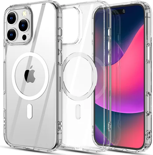 Vista 49 de AICase Funda para iPhone 13 Pro Max [compatible con Magsafe], protección magnética resistente contra caídas, cuerpo completo, a prueba de golpes, a