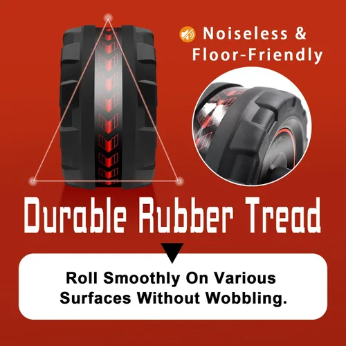 Vista 5 de Ab Roller Wheel,Stable Wide Wheel For Beginner,Men,Women,Abs & Core Workout Equipment For Home Gym With Knee Pad,Abdominal Wheel For Full-Body