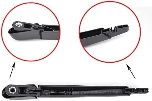 Vista 4 de GAGALU Kit de brazo de limpiaparabrisas trasero para Nissan Xtrail T32 2014 2017 2016 2015 Kit de brazo limpiaparabrisas trasero