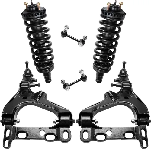 Vista 164 de Detroit Axle - Kit de brazos de control de extremo delantero RWD para Dodge Charger Challenger Chrysler 300, 2 brazos de control delantero