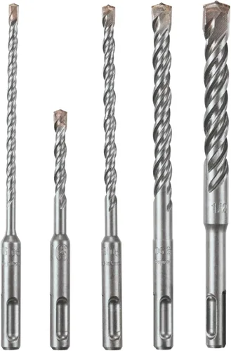 Bosch HCK005 - Juego de brocas para martillo perforador S4L SDS-plus, 5 piezas