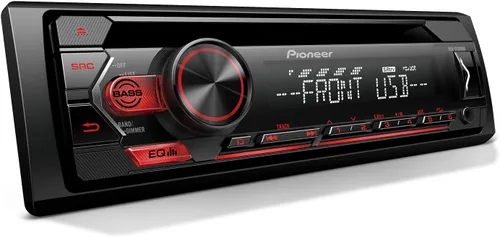 Vista 8 de Pioneer DEH-S6220BS Receptor de CD 1-DIN - Bluetooth, SiriusXM, USB/AUX, cambio de color, FLAC, AM/FM, cara desmontable, ecualizador de 13 bandas