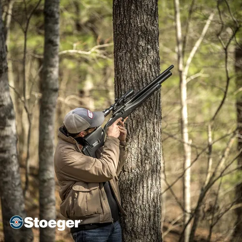 Vista 7 de Stoeger XM1 Scout PCP Air Gun - Black Synthetic with Adjustable Pull