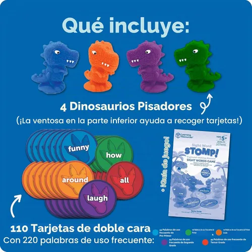 Vista 6 de Learning Resources Sight Word Stomp! - Juguetes del alfabeto