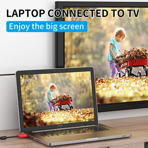 Vista 6 de Cable VGA de 6 pies, VGA a VGA HD15 Cable de monitor para PC portátil TV proyector