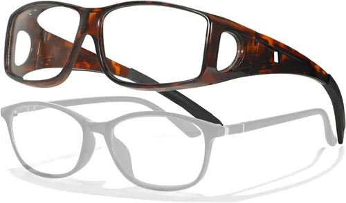 Vista 12 de LVIOE Fit Over Blue Light Blocking Glasses and Computer Eyewear- Wear Over Prescription Glasses/Reading Glasses/RX Glasses