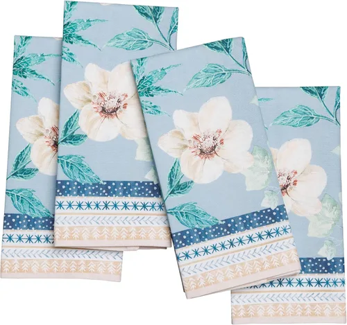 Vista 118 de Maison d' Hermine - Juego de 4 servilletas 100 % de tela de algodón lavable, decorar o regalar, hogar, cocina, comedor, fiestas de cóctel