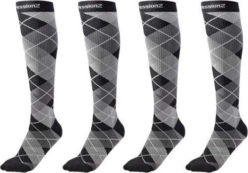CompressionZ 30-40 mmHg Compression Socks for Women & Men | Knee-High Support Stockings Travel, Nurses and Athletes