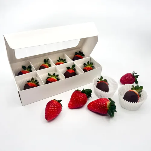 Vista 48 de 10 cajas de golosinas con ventana y divisores 9 compartimentos X-SMALL 5 x 5 x 1.57 pulgadas Cajas de dulces vacías para regalar, caja