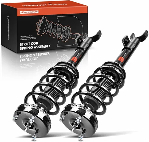 A-Premium Conjunto completo de amortiguador delantero y resorte helicoidal compatible con Chrysler 300 2011-2023 y Dodge Challenger 2011, V6 3.6L,