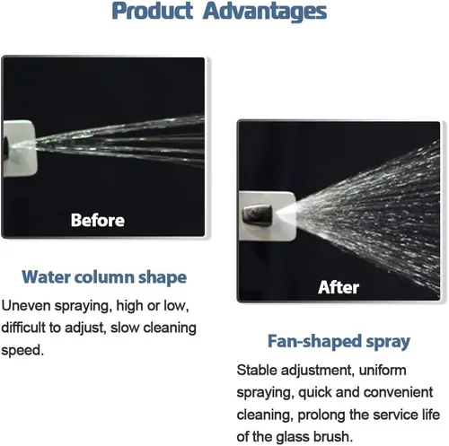 Vista 4 de Boquilla de lavadora delantera Windshielf compatible con kits de manguera para 2008-2012 Liberty 2006-2010 Commander 2007-2011 Dodge Nitro Spray