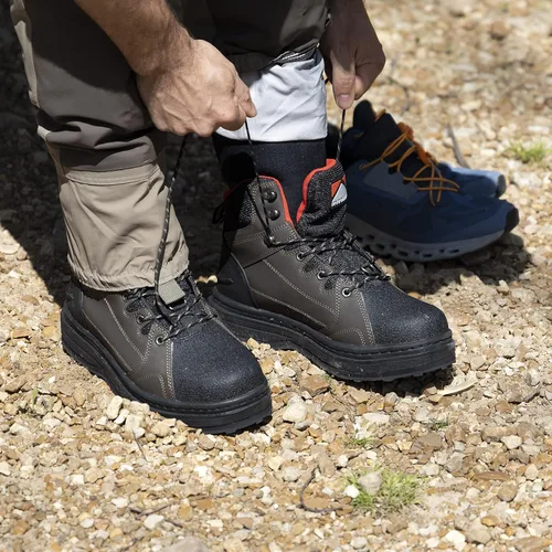 Vista 2 de Paramount Outdoors Deep Eddy Wading Boots Felt and Rubber Cleated Outsole