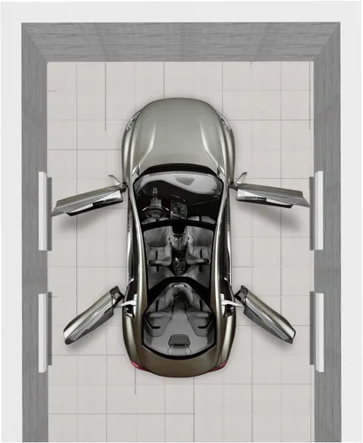 Vista 6 de Protector de pared de garaje, paquete de 2 protectores de parachoques para puerta de automóvil, autoadhesivos, protección de espuma para pared