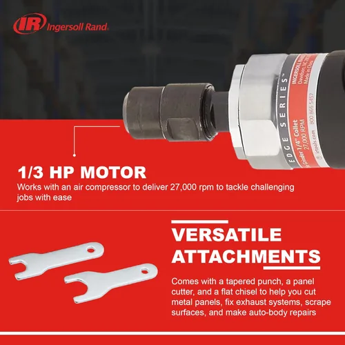 Vista 3 de Ingersoll Rand Amoladora de troqueles neumática de 1/4 pulgadas 3107G
