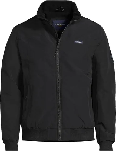 Vista 4 de Lands' End Chaqueta clásica con aislamiento impermeable Squall para hombre Azul Marino Profundo