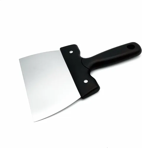 Vista 9 de Goldbaking Espátula de recubrimiento para raspador de chocolate raspador de masa de acero inoxidable (pequeña)