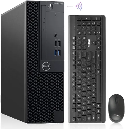 Dell Computadoras de escritorio OptiPlex 3060 Windows 11 Pro, Hexa Core i7-8700 hasta 4.60GHz, 16GB DDR4, 512GB M.2 NVMe SSD, 1TB HDD, AX210 WiFi