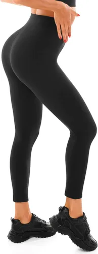Walifrey Leggings de entrenamiento de cintura alta para mujer, leggings suaves y suaves para mujer