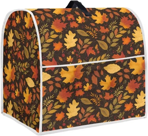 Vista 26 de Dreaweet Fall Pumpkin Print Kitchen Mixer Covers for Stand Mixer 4.5-5 qt, Kitchen Aid Accessories and Attachments, Washable Trébol de música