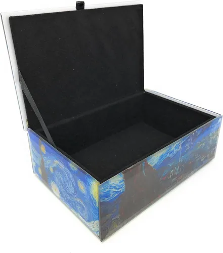 Vincent Van Gogh - Joyero de cristal (noche estrellada)