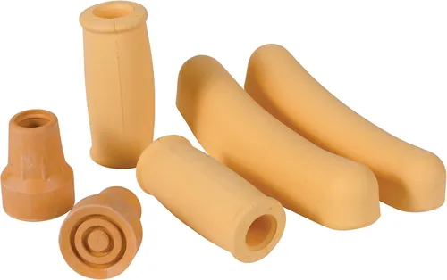 Vista 2 de DMI Kit de accesorios para muletas con almohadillas de espuma para muletas para axilas, fundas de agarre de mano de estilo cerrado y puntas