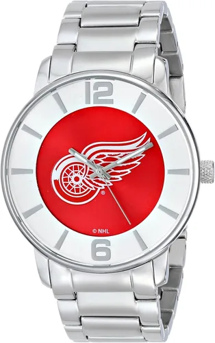 Game Time Reloj NHL-AP-DET All-Pro Hombre - Detroit Red Wings, Rojo (Detroit Red Wings), Game Time Reloj NHL All Pro Slim Case para hombre