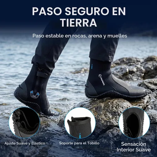 Vista 9 de Phantom Aquatics Rapido 5mm Wise Boots