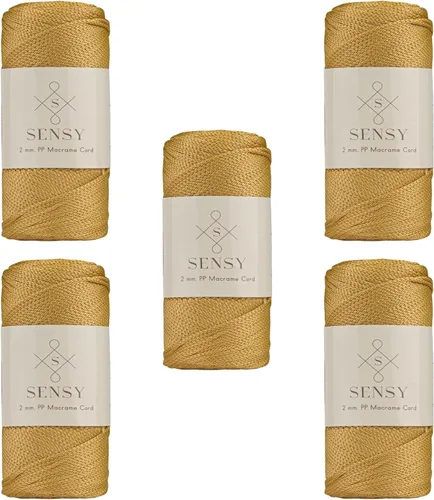 Vista 14 de Sensy Premium 2mm 229.5 metros de cuerda de poliéster 100% cordón de polipropileno Cordón de macramé 2mm Cordón para bolso de crochet Hilo