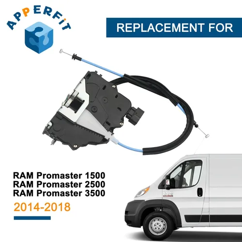 Vista 2 de Actuador de Cerradura de Pestillo de Puerta con Cables para Puerta Delantera Izquierda Lado del Conductor 68232439AB Compatible con RAM ProMaster