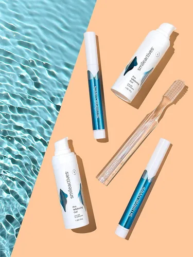 Vista 7 de Smileactives Gel blanqueador dental para pasta de dientes con peróxido de hidrógeno de grado clínico, removedor de manchas de dientes para dientes