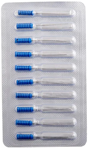 BBFB Broches de púas, color azul fino (paquete de 10)