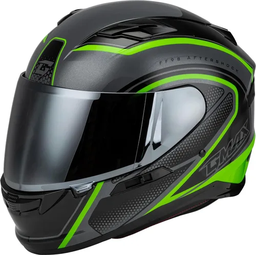 Gmax FF-98 Aftershock Full Face Helmet with Rear LED Light